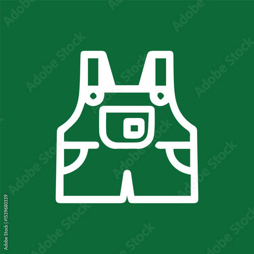 Adorable Dungarees Icon An Epitome of Childhood Simplicity and Charm