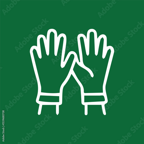 Safety First Hands Protected Graphic Illustration for Cleanliness