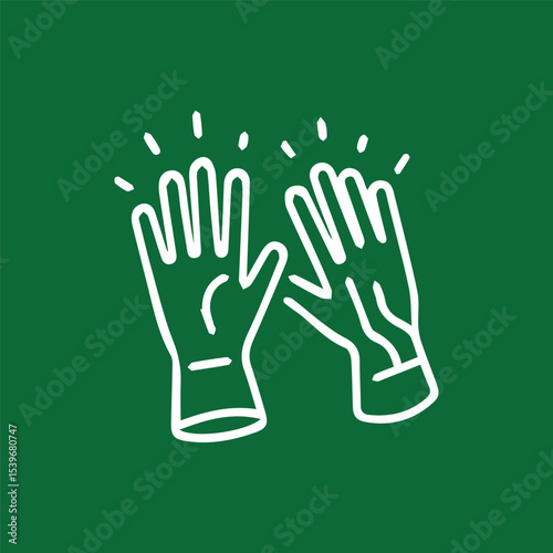 Safety First Icons Protective Gloves Essential Protection Symbol