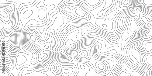 Topographic Background. Abstract wavy and curved lines background. Abstract pattern with Lines. Background of the Topographic Map. Abstract geometric topographic contour map background Free Vector
