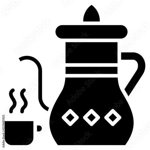 Teapot glyph icon