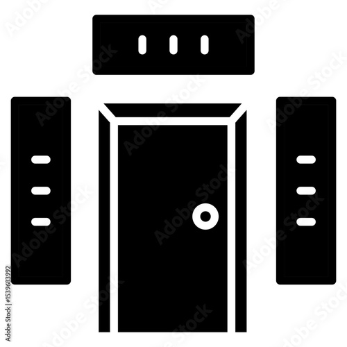 Couplet glyph icon
