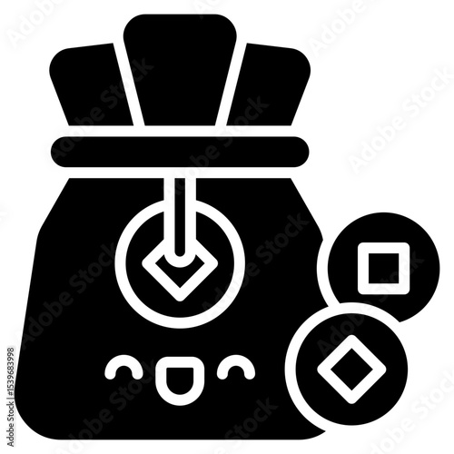 Lucky Bag glyph icon