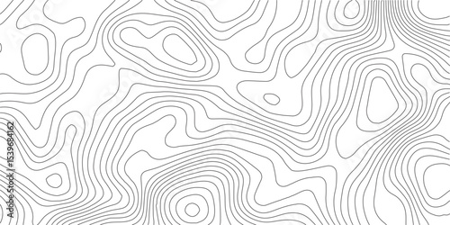 Topographic Background. Abstract wavy and curved lines background. Abstract pattern with Lines. Background of the Topographic Map. Abstract geometric topographic contour map background Free Vector
