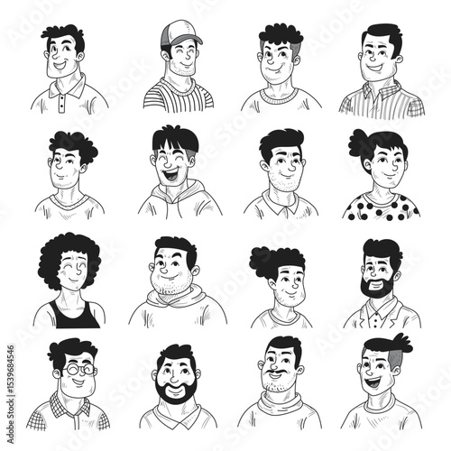 People avatars set default character