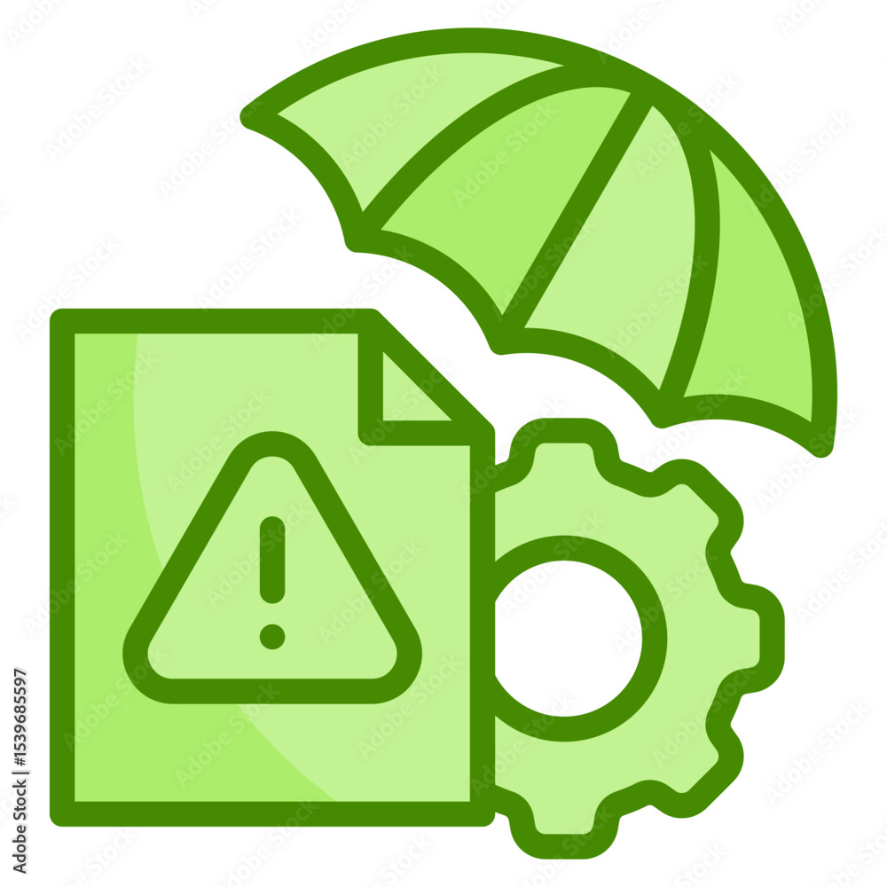 Obraz premium Risk Management Plan Icon