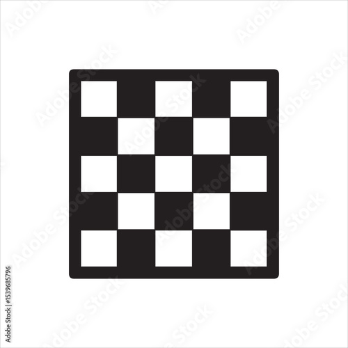 High resolution chessboard section vector graphic design