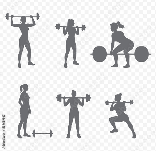 Transparent PNG available
Bodybuilding Female Silhouette Vector | Gym Fitness SVG Clipart for Workout Designs Muscular Man Flexing SVG | Bodybuilder Silhouette Vector on Transparent Background. EPS 10