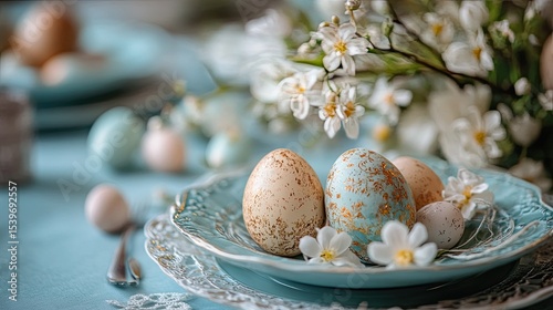 Easter table setting  