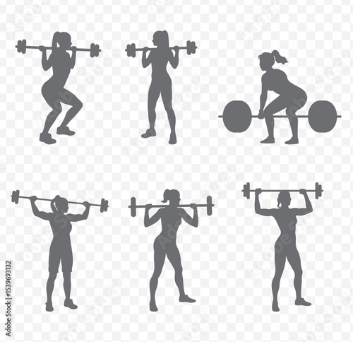 Transparent PNG available
Bodybuilding Female Silhouette Vector | Gym Fitness SVG Clipart for Workout Designs Muscular Man Flexing SVG | Bodybuilder Silhouette Vector on Transparent Background. EPS 10