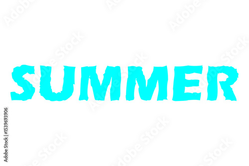 SUMMER - SUMMER Logotype in blue
