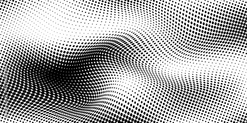 grunge Halftone white and black dots pattern and black gradient grunge texture background. Dotted line comic sport style vector illustration