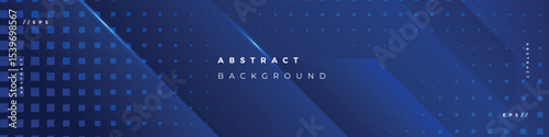 Luxury abstract technology linkedin banner template