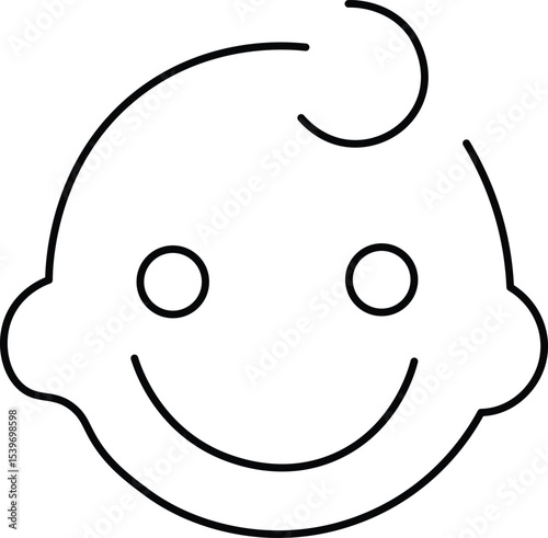 baby vector icon