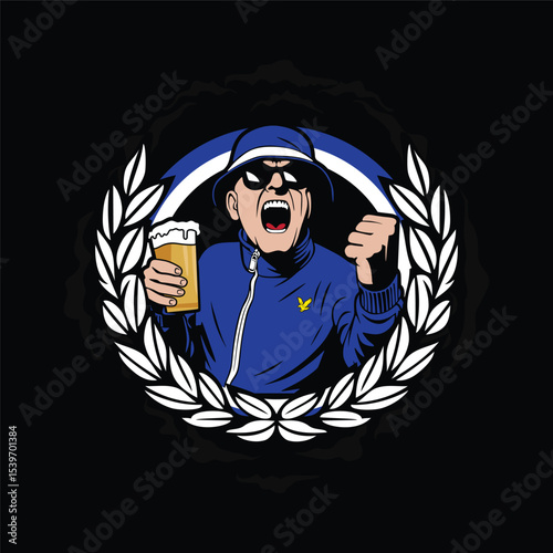 vector illustration of a man 