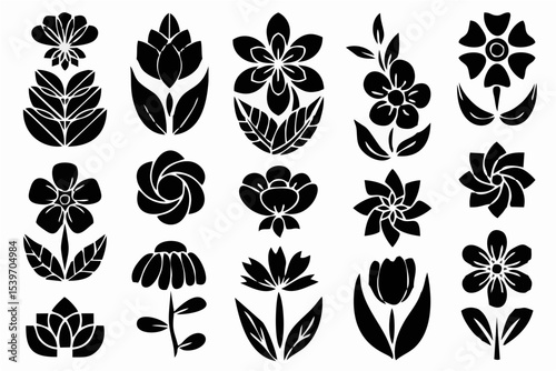 Flower clipart collection.eps