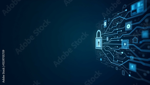 Robust Cybersecurity Vulnerability Assessment: Automated Scanning, Risk Analysis, Penetration Testing, Remediation Tracking, Compliance Audits - IT Security Concept with Empty Space