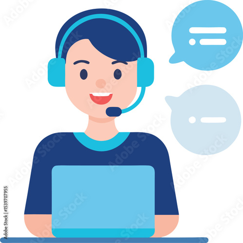 Customer Care Representative Working Efficiently With Tools