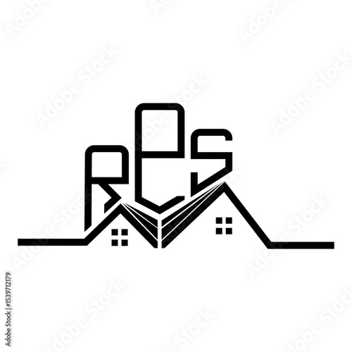 RPS Real State logo design, RPS simple and modern logo. RPS luxurious alphabet design