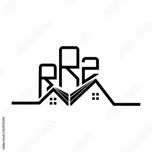 RRZ Real State logo design, RRZ simple and modern logo. RRZ luxurious alphabet design