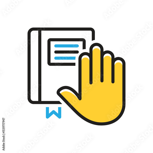 Multi color icon for swear