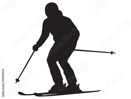 SKI SILHOUETTE