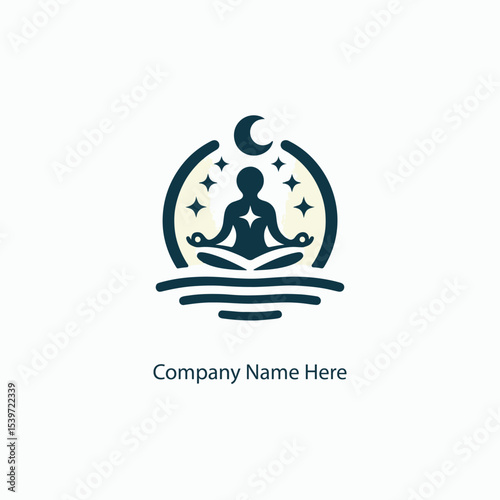 wellness logo design vector 