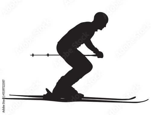 SKI SILHOUETTE