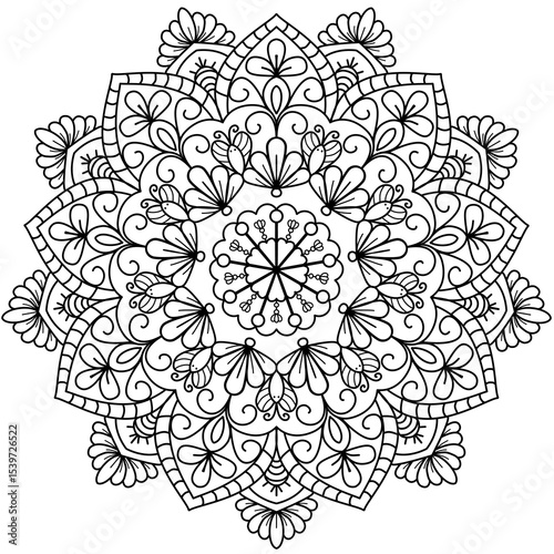 Floral Mandala Bloom