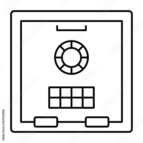 Safe Box outline icon