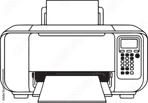 All-in-One Printer High-Quality Printing, Scanning, and Copying