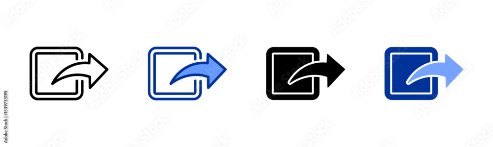 Share icon sheet multiple style collection