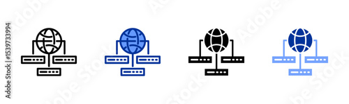 Domain icon sheet multiple style collection