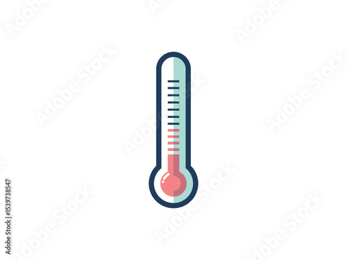Thermometer Icon Graphic Illustration, Temperature Logo Symbol