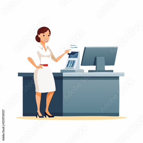 girl in the office
