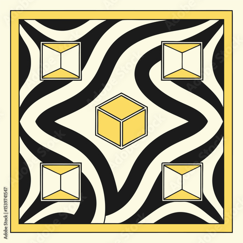 Adobe Illustrator abstract geometry playground imagine a surreal 