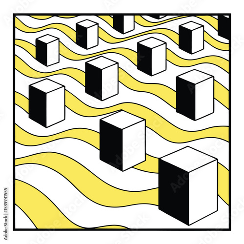 Adobe Illustrator abstract geometry playground imagine a surreal 