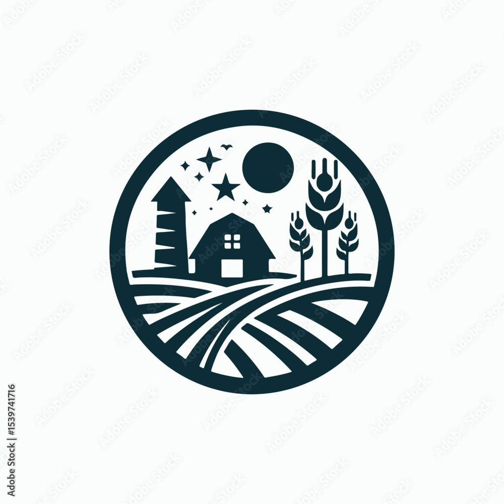 Obraz premium agriculture logo design vector 