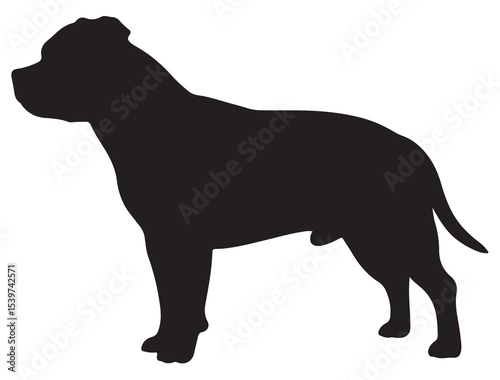 STAFFORDSHIRE DOG SILHOUETTE