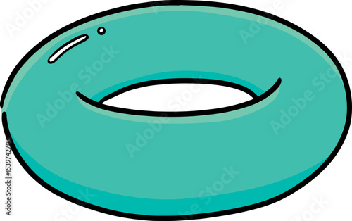 Illustration of life ring
