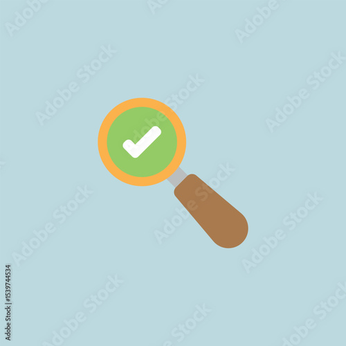 Search with Check Icon