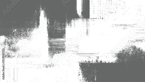 Abstract grayscale textured background with varying shades of gray and white showing a blend of horizontal and vertical brush strokes creating a mottled effect ideal for design