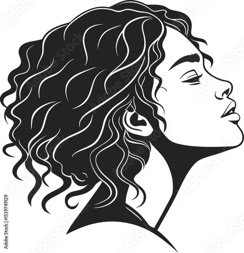 girl with long hair