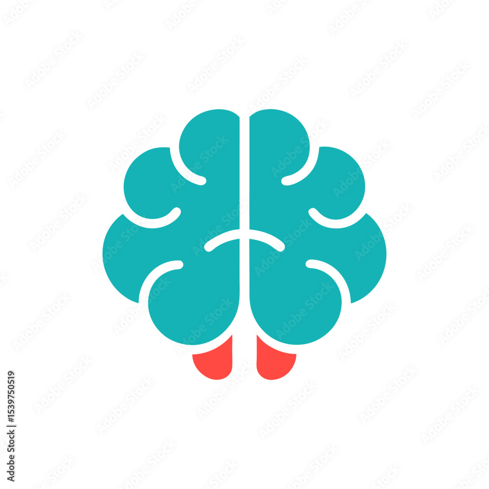 Brain care logo icon illustration for mental health therapy and wellness branding Brain care logo icon illustration for mental health therapy and wellness branding