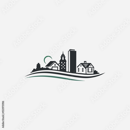 real estate vector logo