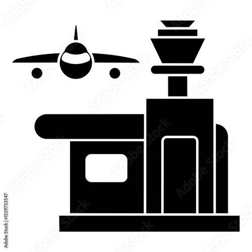 Airport icon design 