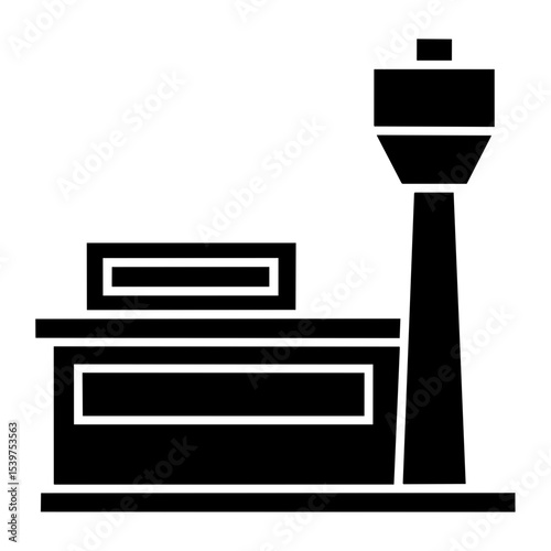 Airport icon design 