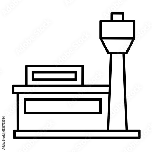 Airport icon design 