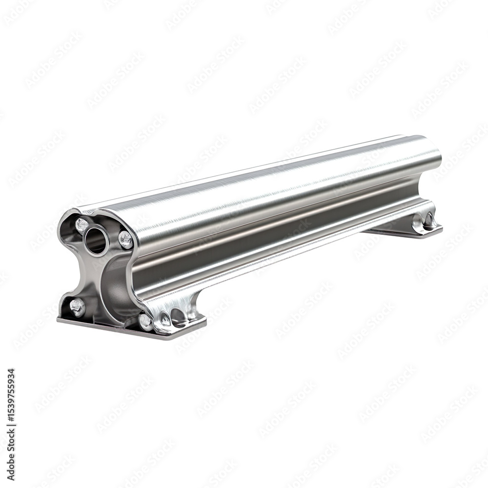 Guardrail isolated on a white background. Guardrail isolated on a white background.