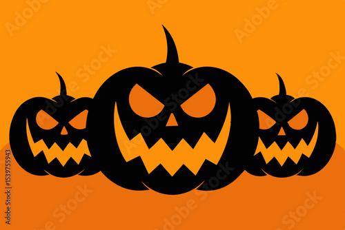 Spooky Halloween Pumpkins Glowing Jack-o'-lanterns for a Frightful Night